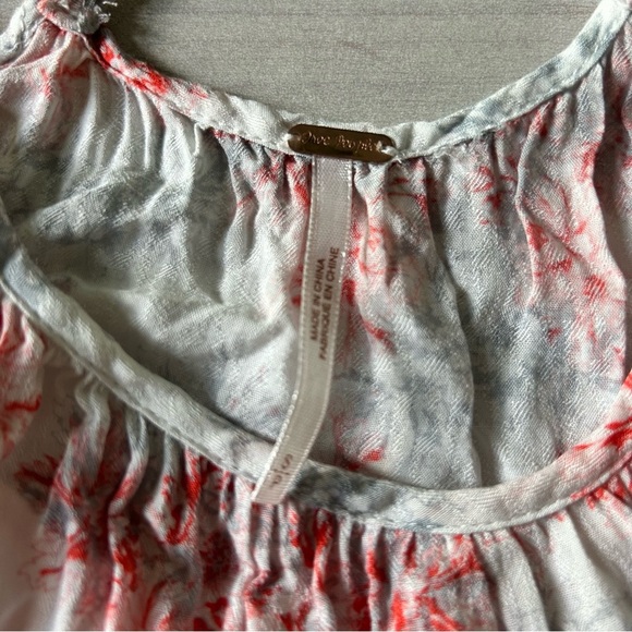 Free People Flutter Asymmetrical Floral Tank Top - Picture 2 of 7